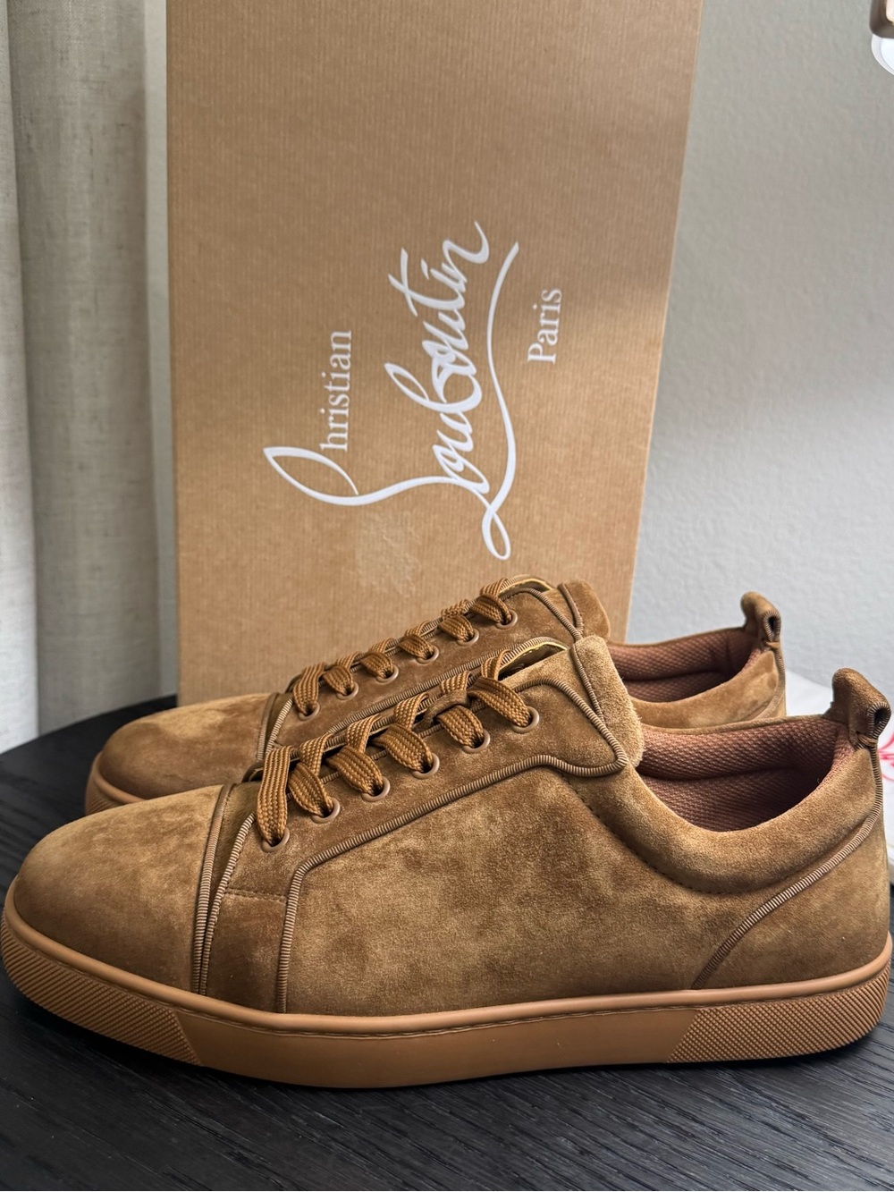 Christian Louboutin Rantulow Orlato Suede Brown 43